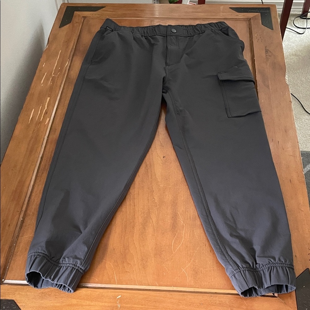 Timberland Pro Charcoal Cargo Jogger Pants with Elastic Cuffs Size 36